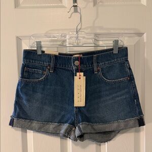 Alice + Olivia Dark Blue Jean Shorts